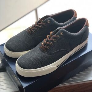 Polo Ralph Lauren Vaughn Burlap Sneaker Men's Genuine Brand New in Box Size 8 D